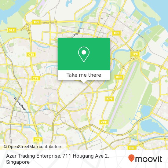 Azar Trading Enterprise, 711 Hougang Ave 2 map