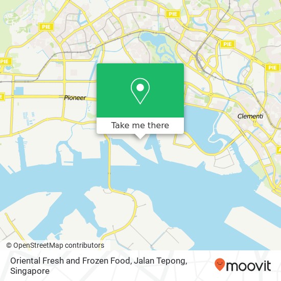 Oriental Fresh and Frozen Food, Jalan Tepong地图