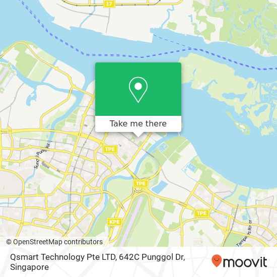 Qsmart Technology Pte LTD, 642C Punggol Dr地图