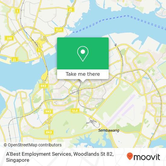 A'Best Employment Services, Woodlands St 82 map