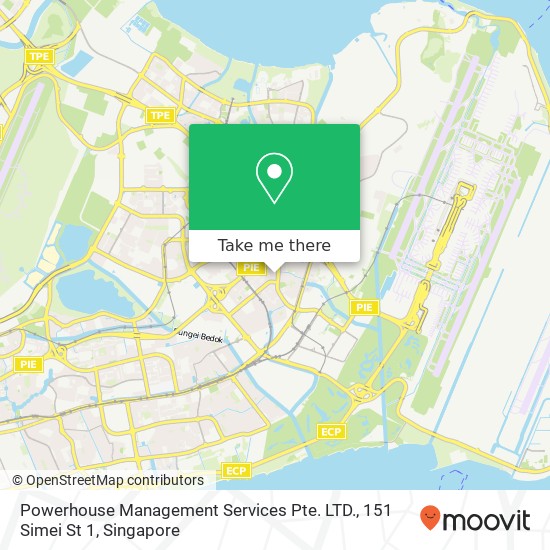 Powerhouse Management Services Pte. LTD., 151 Simei St 1 map