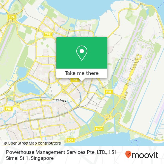 Powerhouse Management Services Pte. LTD., 151 Simei St 1地图