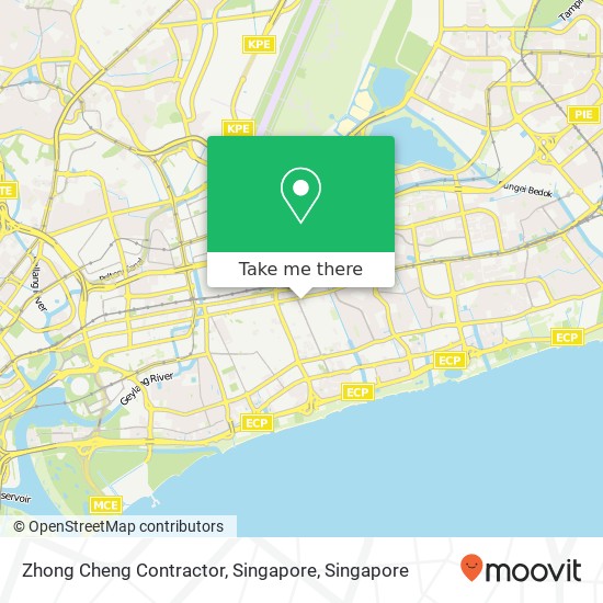 Zhong Cheng Contractor, Singapore map