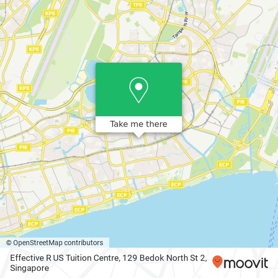 Effective R US Tuition Centre, 129 Bedok North St 2 map