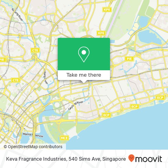 Keva Fragrance Industries, 540 Sims Ave地图