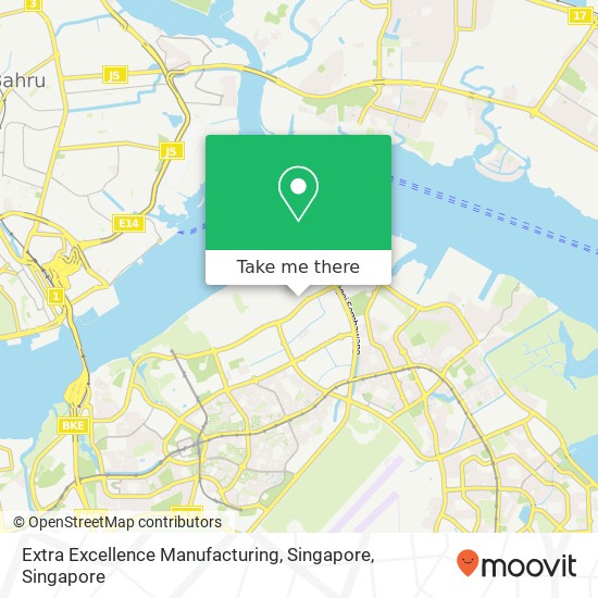 Extra Excellence Manufacturing, Singapore map