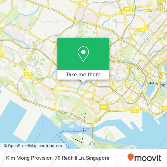 Kim Mong Provision, 79 Redhill Ln map