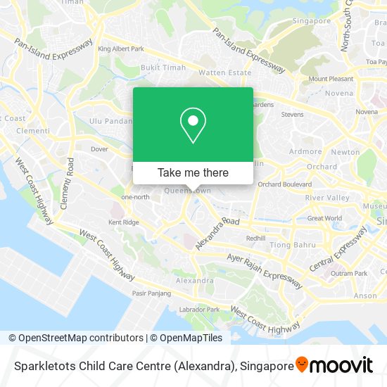 Sparkletots Child Care Centre (Alexandra) map