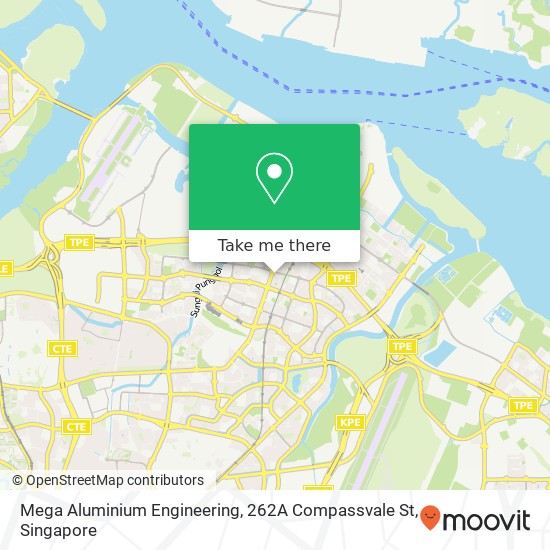 Mega Aluminium Engineering, 262A Compassvale St map