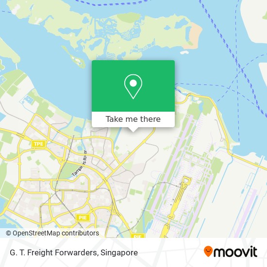 G. T. Freight Forwarders map