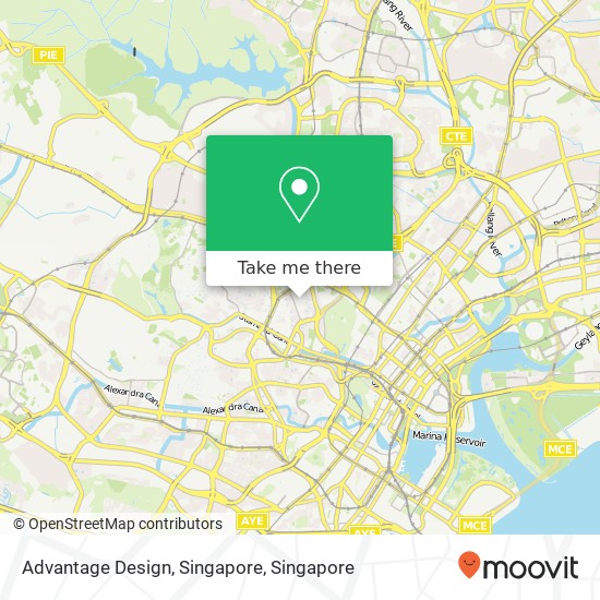 Advantage Design, Singapore map