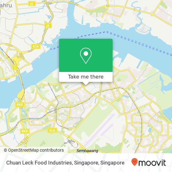 Chuan Leck Food Industries, Singapore map