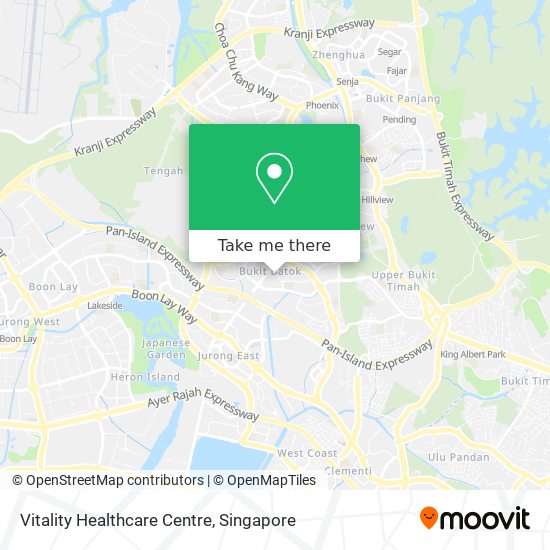 Vitality Healthcare Centre map