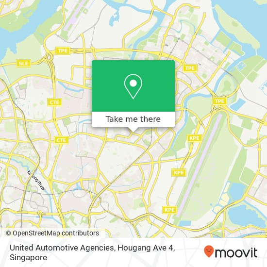 United Automotive Agencies, Hougang Ave 4 map