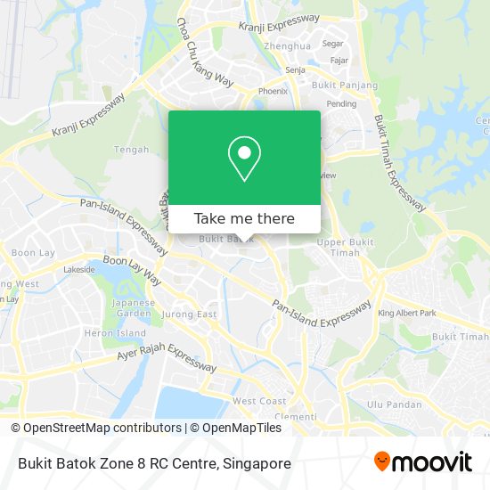 Bukit Batok Zone 8 RC Centre地图