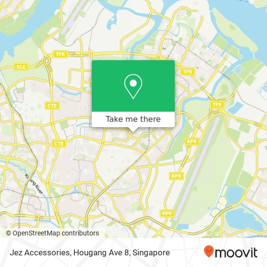 Jez Accessories, Hougang Ave 8 map