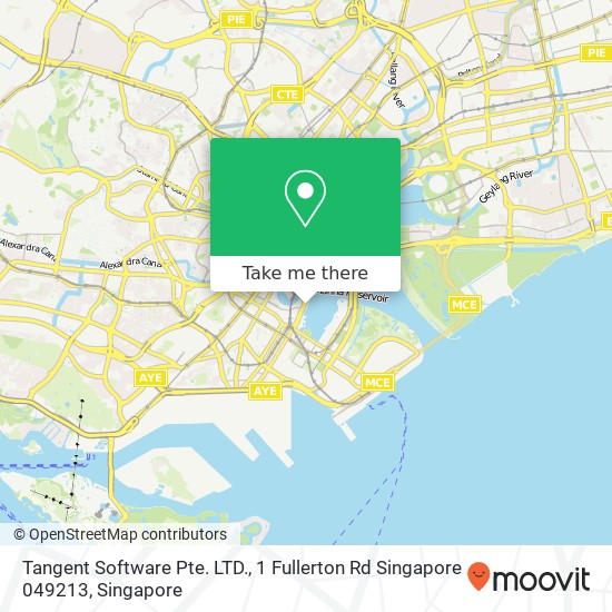 Tangent Software Pte. LTD., 1 Fullerton Rd Singapore 049213 map