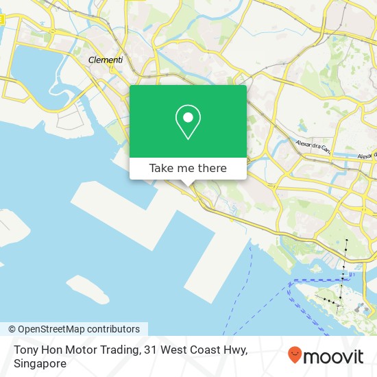 Tony Hon Motor Trading, 31 West Coast Hwy map