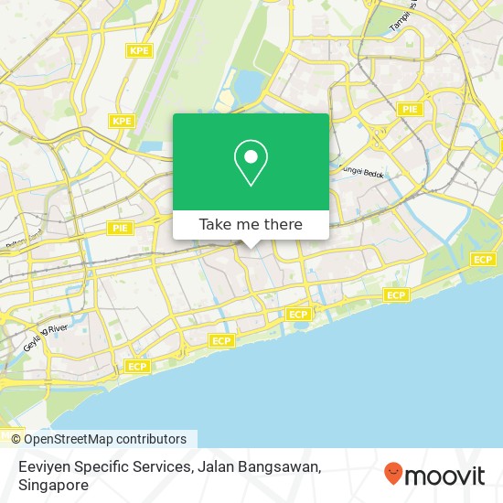 Eeviyen Specific Services, Jalan Bangsawan地图