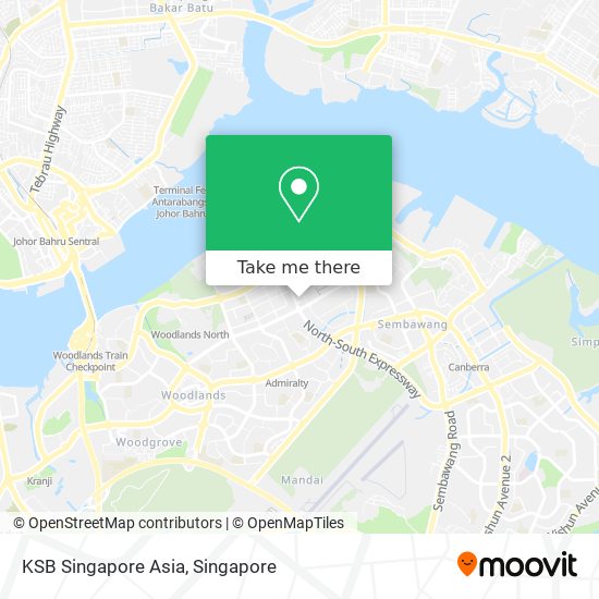 KSB Singapore Asia map