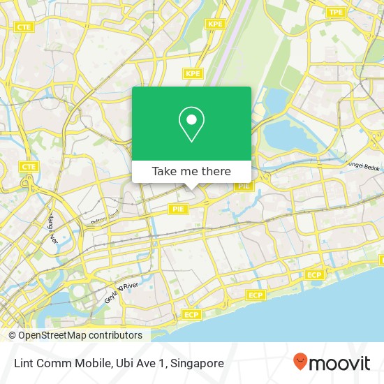 Lint Comm Mobile, Ubi Ave 1地图