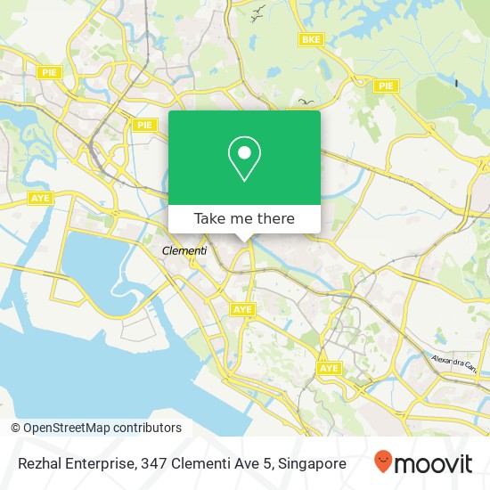 Rezhal Enterprise, 347 Clementi Ave 5地图