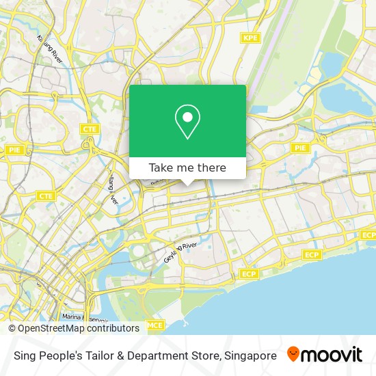 Sing People's Tailor & Department Store map