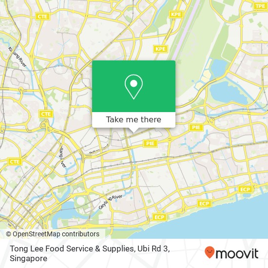 Tong Lee Food Service & Supplies, Ubi Rd 3 map