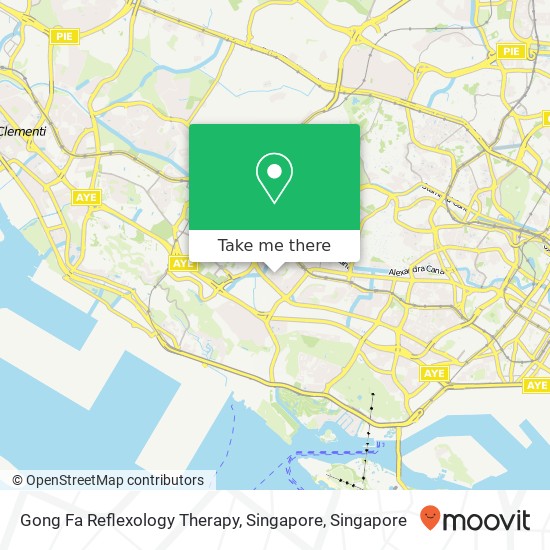 Gong Fa Reflexology Therapy, Singapore map