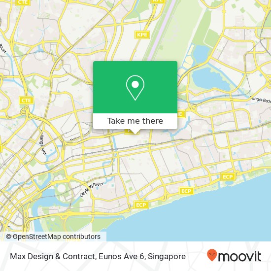 Max Design & Contract, Eunos Ave 6 map