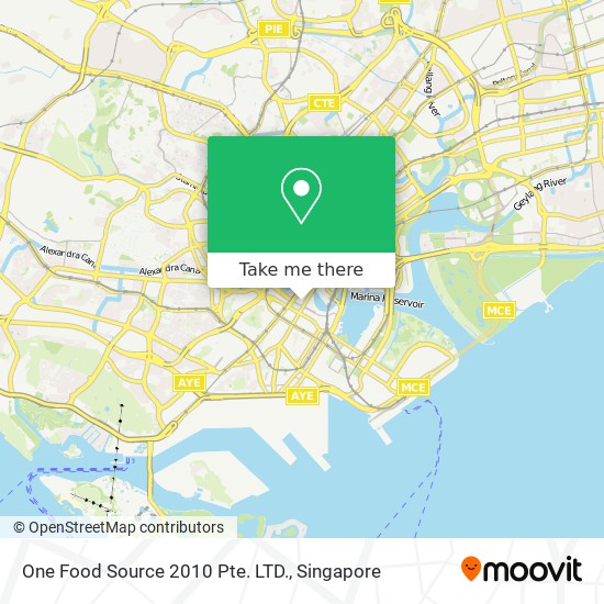 One Food Source 2010 Pte. LTD. map