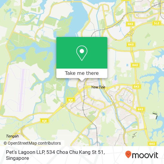 Pet's Lagoon LLP, 534 Choa Chu Kang St 51 map