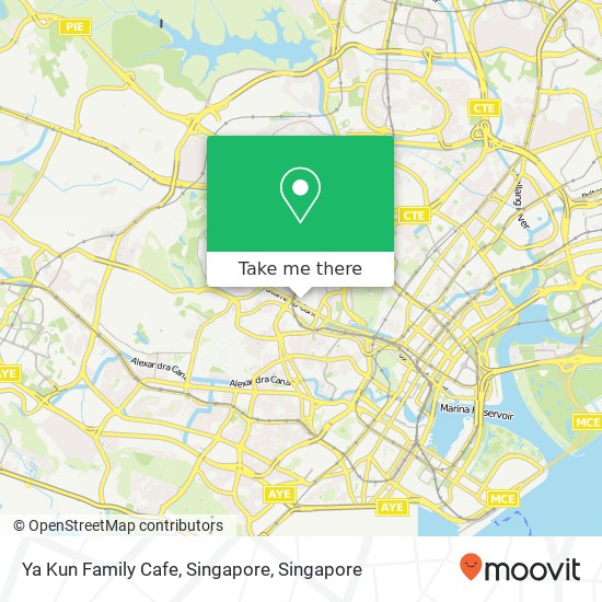 Ya Kun Family Cafe, Singapore地图
