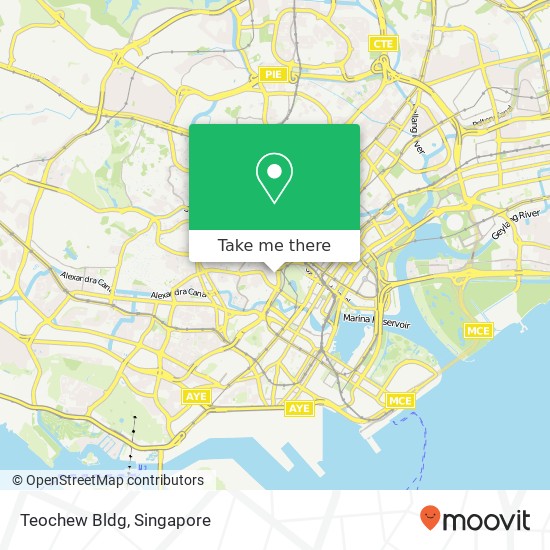 Teochew Bldg map