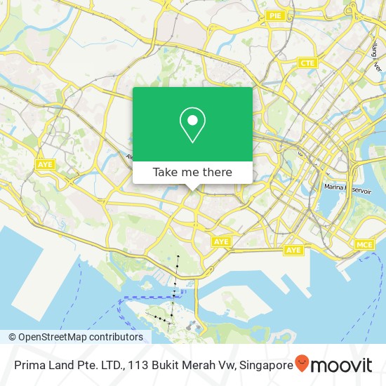 Prima Land Pte. LTD., 113 Bukit Merah Vw地图