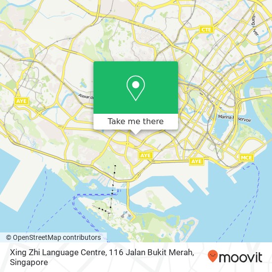 Xing Zhi Language Centre, 116 Jalan Bukit Merah map