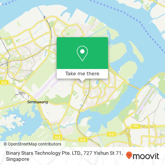 Binary Stars Technology Pte. LTD., 727 Yishun St 71地图