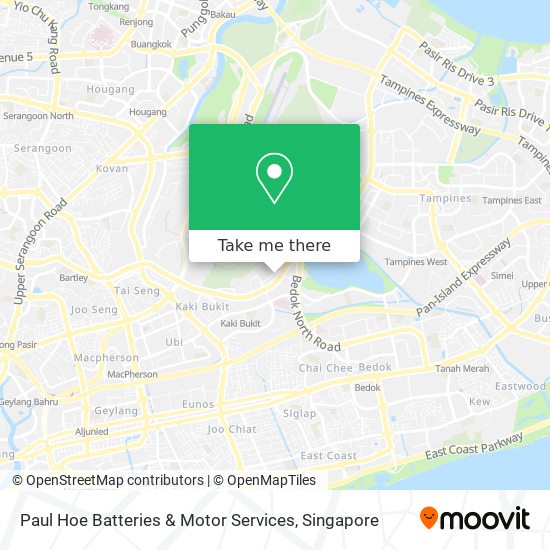 Paul Hoe Batteries & Motor Services map