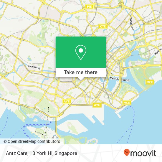 Antz Care, 13 York Hl地图