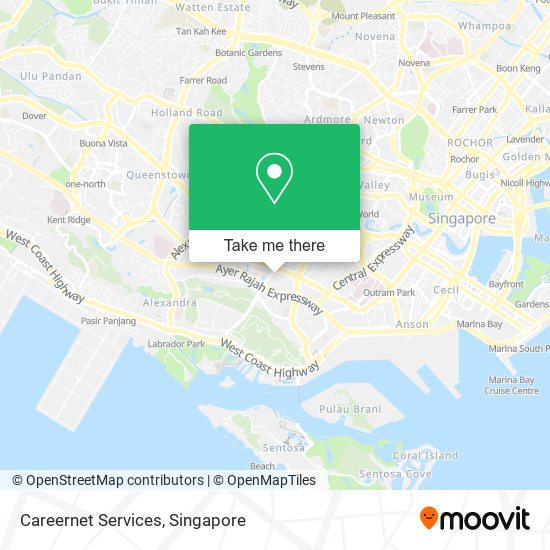 Careernet Services map
