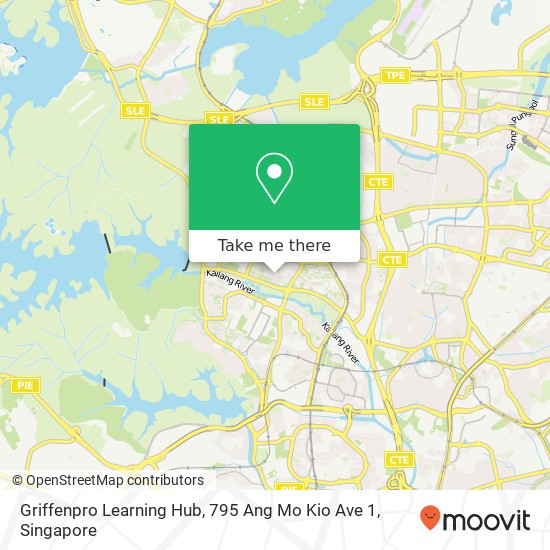 Griffenpro Learning Hub, 795 Ang Mo Kio Ave 1地图