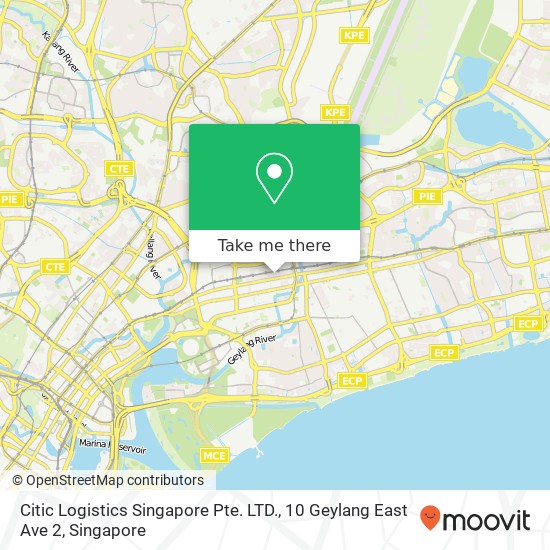 Citic Logistics Singapore Pte. LTD., 10 Geylang East Ave 2地图