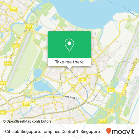 Citiclub Singapore, Tampines Central 1 map