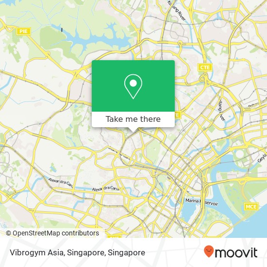 Vibrogym Asia, Singapore map