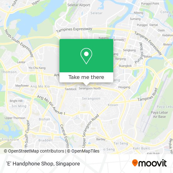 'E' Handphone Shop map