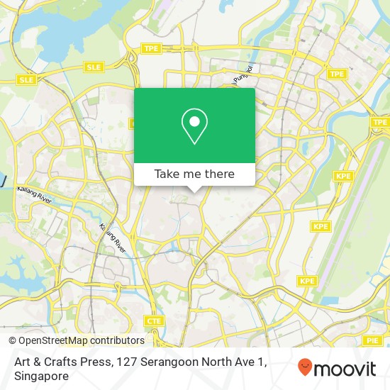 Art & Crafts Press, 127 Serangoon North Ave 1地图