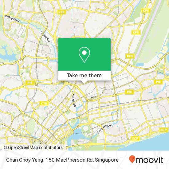 Chan Choy Yeng, 150 MacPherson Rd地图