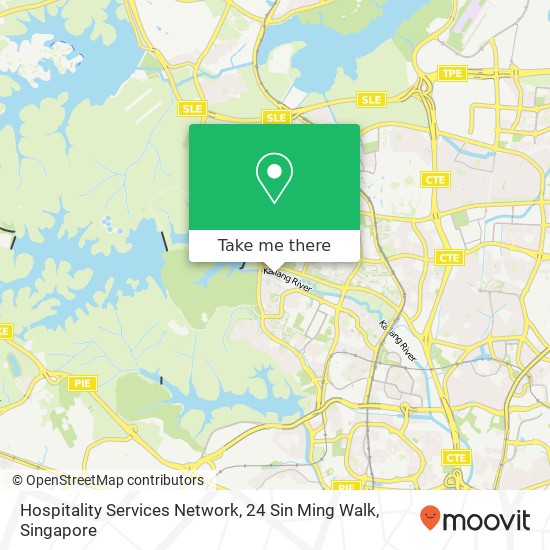 Hospitality Services Network, 24 Sin Ming Walk地图