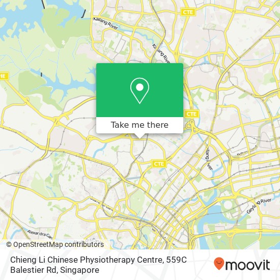 Chieng Li Chinese Physiotherapy Centre, 559C Balestier Rd地图