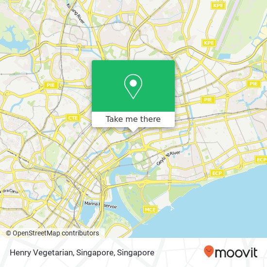 Henry Vegetarian, Singapore地图